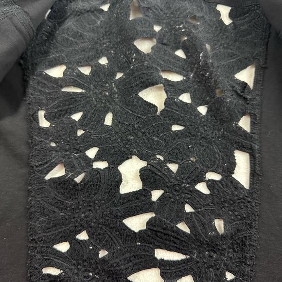🖤 Nygård Black Crochet Sleeve & Back Jacket - Picture 5 of 12